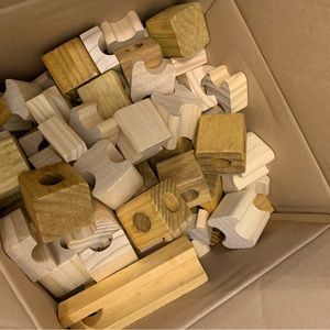 Marble track maze run